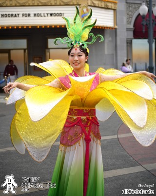Flower Dancers in the DCA - Mulan's Lunar New Year Procession Outfit Flower Dancers in the DCA - Mulan's Lunar New Year Procession Outfit