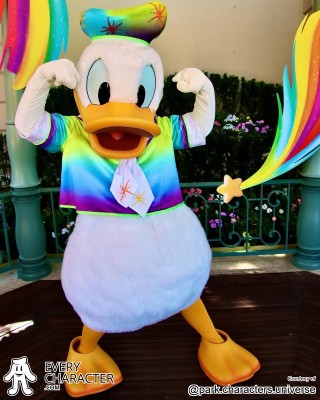 Donald Duck in the DLP - Rainbow - 2022 Outfit Donald Duck in the DLP - Rainbow - 2022 Outfit