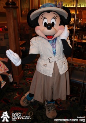 Minnie Mouse in the DLR - Storytellers Cafe - Mickey's Tales of Adventure Outfit Minnie Mouse in the DLR - Storytellers Cafe - Mickey's Tales of Adventure Outfit