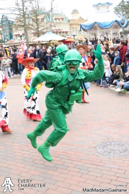 Green Army Man in the DLP - Stars on Parade Outfit Green Army Man in the DLP - Stars on Parade Outfit