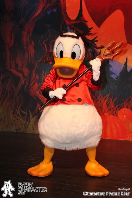 DLP - Halloween 1999 Donald Duck as Devil in the DLP - Halloween 1999 outfit
