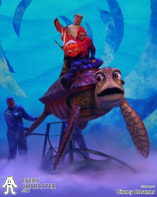 Disney park character Crush