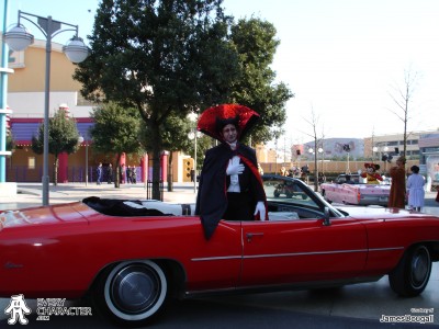 Dracula actor Disney park character Dracula actor