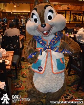 Chip in the DLR - Storytellers Cafe - Mickey's Tales of Adventure Outfit Chip in the DLR - Storytellers Cafe - Mickey's Tales of Adventure Outfit