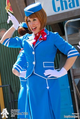 Amanda - The Fly Girls in the DCA - Minnie's Fly Girls Charter Airlines Outfit