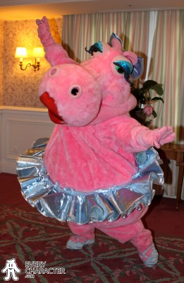 Disney park character Hyacinth Hippo