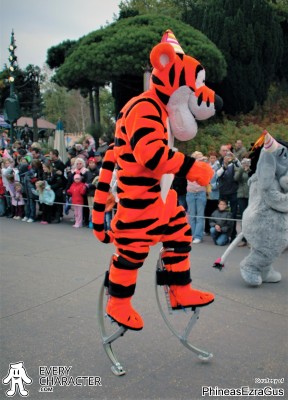 DLP - Once Upon a Dream Parade Tigger with Party Hat in the DLP - Once Upon a Dream Parade outfit
