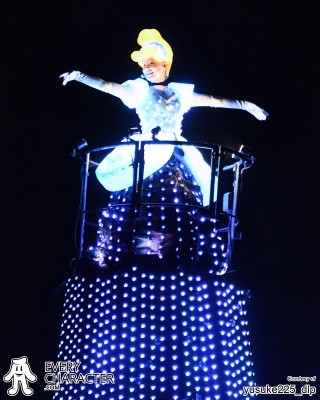Cinderella in the TDS - Fantasmic! Outfit