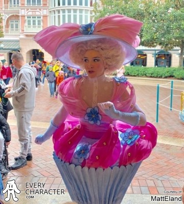 Angel Cupcake Disney park character Angel Cupcake