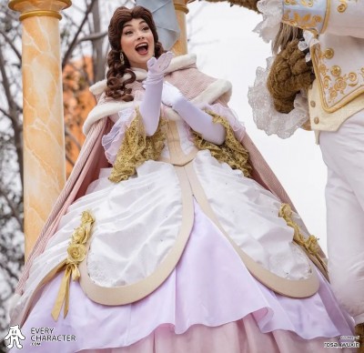 Belle in Winter Ball in the SDL - Disney Winter Magic Cavalcade Outfit