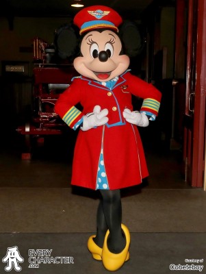 Minnie Mouse as Star Pilot in the DCA - Minnie's Fly Girls Charter Airlines Outfit