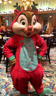 Dale in the DLR - Storyteller Cafe - Mickey's Holiday Pajama Party Outfit Dale in the DLR - Storyteller Cafe - Mickey's Holiday Pajama Party Outfit