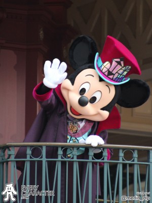 Mickey Mouse as Ghost Host without Jacket in the DLP - Phantom Manor Reopening 2019 - No Jacket Outfit Mickey Mouse as Ghost Host without Jacket in the DLP - Phantom Manor Reopening 2019 - No Jacket Outfit