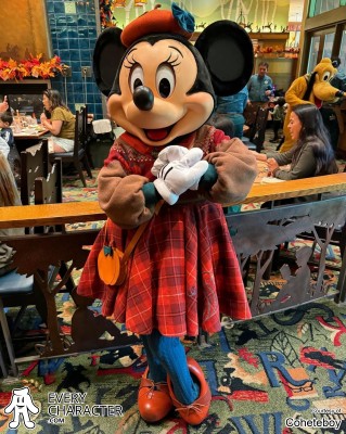 Minnie Mouse in the DLR - Storytellers Cafe - Mickey's Autumn Adventure Outfit Minnie Mouse in the DLR - Storytellers Cafe - Mickey's Autumn Adventure Outfit