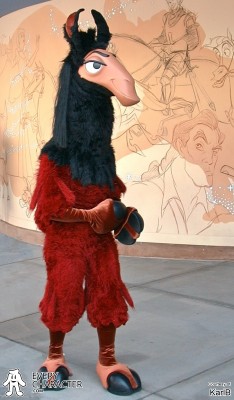 Llama Kuzco Disney park character Llama Kuzco