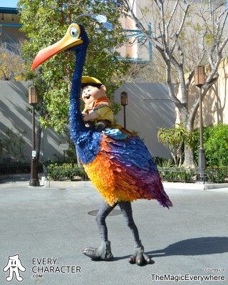 Russel with Kevin in the DCA - Pixar Play Parade Outfit Russel with Kevin in the DCA - Pixar Play Parade Outfit