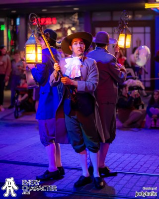 Event Performers in the DLR - Frightfully Fun Parade Outfit