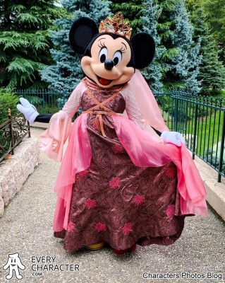 Minnie Mouse in Royal Medieval in the DLP - Royal Auberge - 2022 Outfit