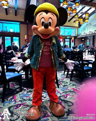 Mickey Mouse in the DLR - Storytellers Cafe - Mickey's Autumn Adventure Outfit Mickey Mouse in the DLR - Storytellers Cafe - Mickey's Autumn Adventure Outfit