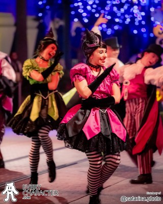 Vampires in the DLR - Frightfully Fun Parade Outfit