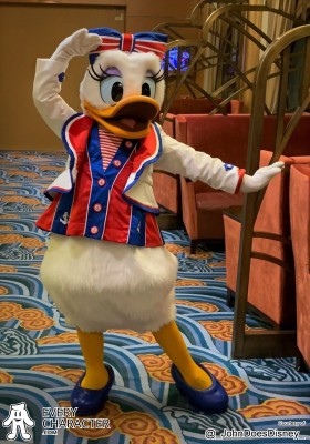 Daisy Duck in the Disney Cruise Line Outfit Daisy Duck in the Disney Cruise Line Outfit