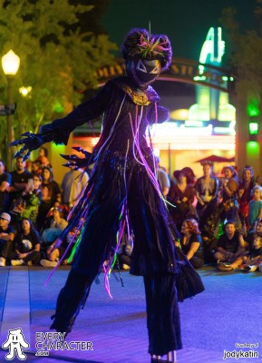 Shadow Men in the DLR - Frightfully Fun Parade Outfit