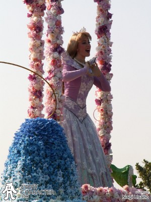 Aurora in the TDL - Princess Procession 