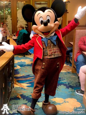 Mickey Mouse in Christmas Carol in the DL - Disney Merriest Nites Outfit