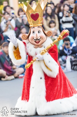King of Hearts Disney park character King of Hearts