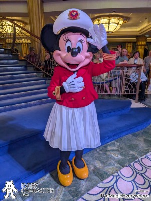 Minnie Mouse in Red Captain Jacket in the DCL - Disney Cruise Line Outfit Minnie Mouse in Red Captain Jacket in the DCL - Disney Cruise Line Outfit