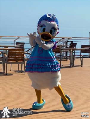 Daisy Duck in Swim Suit in the DCL - Pool Day at Sea Outfit Daisy Duck in Swim Suit in the DCL - Pool Day at Sea Outfit