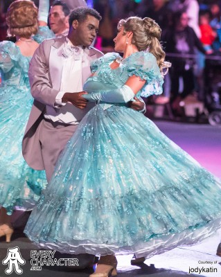 Ballroom Dancers in the DLR - Frightfully Fun Parade Outfit
