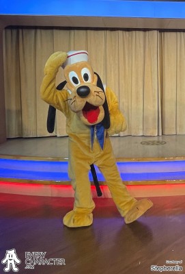 Pluto in the Disney Cruise Line Outfit Pluto in the Disney Cruise Line Outfit