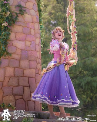 Rapunzel in the TDL - Harmony in Color Outfit Rapunzel in the TDL - Harmony in Color Outfit