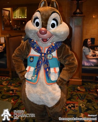 Dale in the DLR - Storytellers Cafe - Mickey's Tales of Adventure Outfit Dale in the DLR - Storytellers Cafe - Mickey's Tales of Adventure Outfit