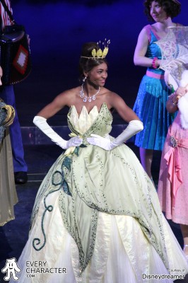 Tiana in the DCL - Believe - Ballroom Outfit