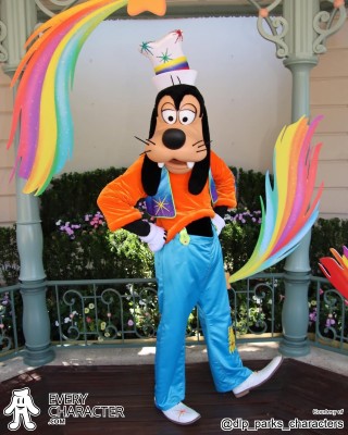 Goofy in the DLP - Rainbow - 2022 Outfit Goofy in the DLP - Rainbow - 2022 Outfit