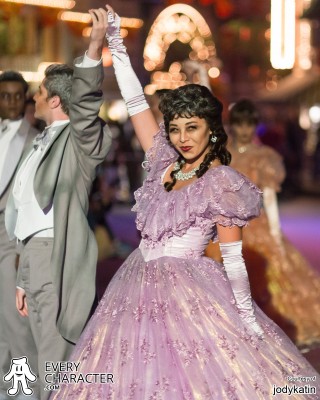 Ballroom Dancers in the DLR - Frightfully Fun Parade Outfit