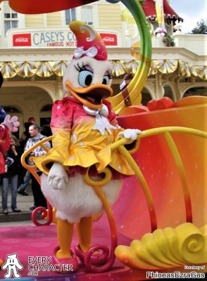 Daisy Duck in the DLP - 20th anniversary Outfit Daisy Duck in the DLP - 20th anniversary Outfit
