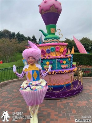 Candy Cupcake Disney park character Candy Cupcake
