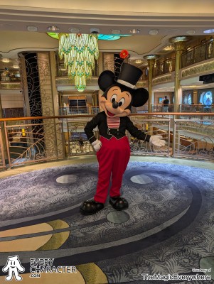 Mickey Mouse in Flowered Top Hat in the DCL - France Outfit Mickey Mouse in Flowered Top Hat in the DCL - France Outfit
