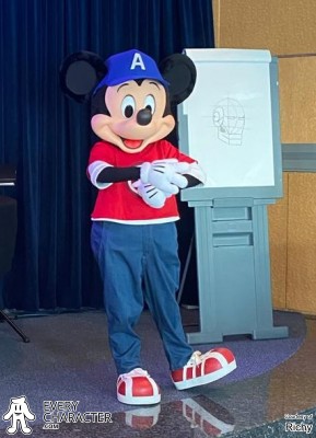 Mickey Mouse as Captain America in the DCL - Marvel Day At Sea Outfit Mickey Mouse as Captain America in the DCL - Marvel Day At Sea Outfit