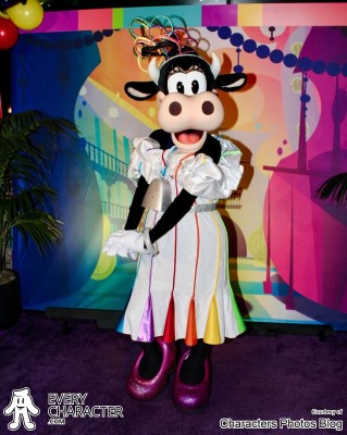 Clarabelle Cow in the DLR - Rainbow - 2023 Outfit Clarabelle Cow in the DLR - Rainbow - 2023 Outfit