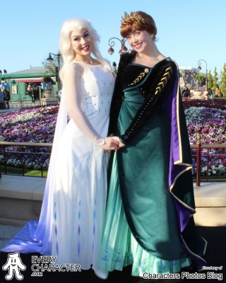 Anna with Green dress in the Princess Anna - Coronation Look - 2013-... Outfit