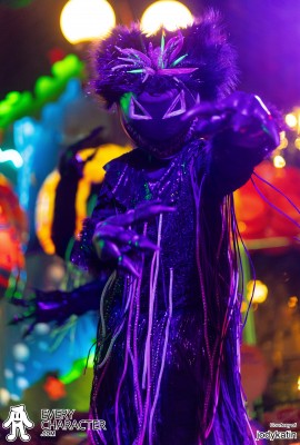 Shadow Men in the DLR - Frightfully Fun Parade Outfit