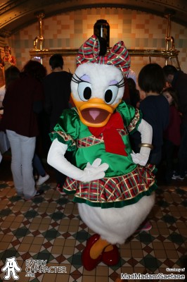 Daisy Duck in the DLP - Extra Magical Christmastime Outfit Daisy Duck in the DLP - Extra Magical Christmastime Outfit