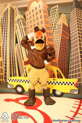 Launchpad McQuack Disney park character Launchpad McQuack