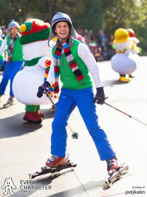 Ski Dancers in the DLR - A Christmas Fantasy Outfit