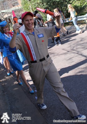Lee the Mechanic in the DCA - Minnie's Fly Girls Charter Airlines Outfit