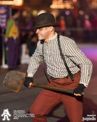 Grave Diggers in the DLR - Frightfully Fun Parade Outfit
